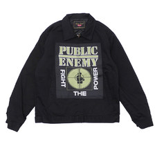 Supreme &times; UNDERCOVER &times; Public Enemy Work Jacket BLACK画像