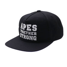 A BATHING APE ATS SNAP BACK CAP BLACK画像