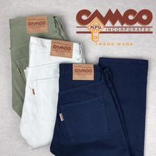 CAMCO 5ポケット カラー ピケパンツ画像