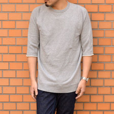 SUGAR CANE Light HALF SLEEVE CREW SWEAT SC77976画像