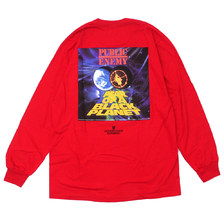 Supreme × UNDERCOVER × Public Enemy Counter Attack LS Tee RED画像