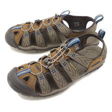 KEEN M CLEARWATER CNX Dark Earth/Blue Opal 1018495画像