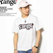 range RANGE TRIPLE LOGO S/S TEE -WHITE- RG18SP-SS02画像