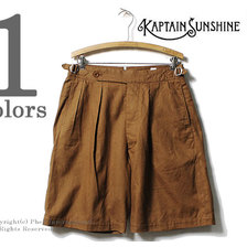 Kaptain Sunshine RIVIERA SHORT PANTS FINX COTTON SHUTTLE PANAMA KS8SPT04画像