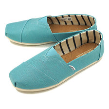 TOMS Shoes VENICE MARINE BLUE CANVAS MEN'S CLASSICS 10011712画像