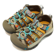 KEEN NEWPORT H2 Beeswax Print 1018258画像