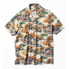 Schott HAWAIIAN SHIRT RAINBOW 3185017画像