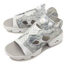 Reebok INSTAPUMP FURY SANDAL STEEL/WHITE/WHITE/GOLDMETALLIC V69440画像