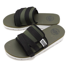 PALLADIUM OUTDOORSY SLIDE SANDAL OLV NIGHT/BLK/WHT 75790-307画像