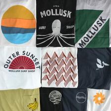 MOLLUSK SURF 半袖 プリント Tシャツ画像