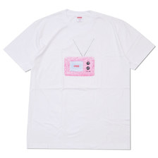 Supreme TV Tee WHITE画像