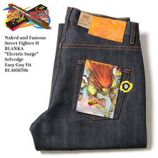Naked & Famous Street Fighter II BLANKA "Electric Surge" Selvedge Easy Guy Fit BLA050706画像
