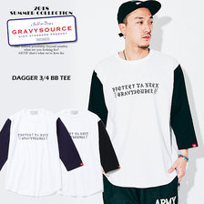 GRAVYSOURCE DAGGER 3/4 BB TEE GS18-NCS02画像