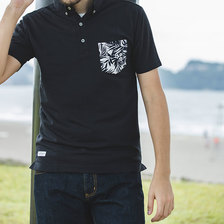 PROJECT SR'ES Another Fabric Flower Pocket S/S Polo KNT01331画像