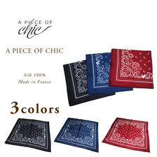 A PIECE OF CHIC SILK SCARF Made in France画像
