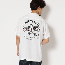 Schott OPEN COLLAR SHIRT No.13 3185001画像
