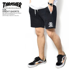 THRASHER Y2K SWEAT SHORTS TH6035画像