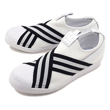adidas Originals SUPERSTAR SLIPON W Running White/Running White/Core Black AC8581画像