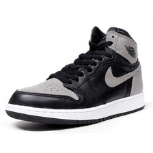 NIKE JORDAN BRAND AIR JORDAN 1 RETRO HIGH OG BG "SHADOW" "MICHAEL JORDAN" "LIMITED EDITION for JORDAN BRAND" BLK/GRY/WHT 575441-013画像