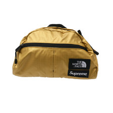 Supreme &times; THE NORTH FACE Metallic Roo II Lumbar Pack GOLD画像
