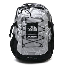 Supreme &times; THE NORTH FACE Metallic Borealis Backpack SILVER画像
