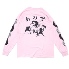 Sasquatchfabrix. &times; NEPENTHES 直営店限定 ANOYO L/S TEE LIGHT PINK画像