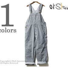 orslow ヒッコリー オーバーオール 3-9002-184画像
