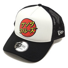 NEW ERA 9FORTY A-Frame トラッカー Santa Cruz サンタクルーズ カタカナロゴ ブラック 11557967画像