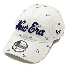 NEW ERA GOLF 9TWENTY クロスストラップ BELLOASIS ニューエラオールドロゴ ニューエラフラッグオールオーバー &times; ブルー 11557130画像