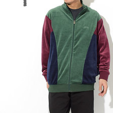 STUSSY Velour Paneled Track JKT 115393画像