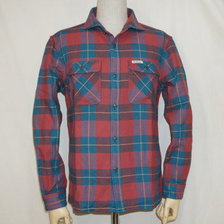 THE FLAT HEAD FH BLOCK CHECK NEL L/S F-SNO-301L画像