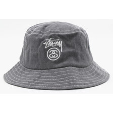 STUSSY Washed Stock Lock Bucket Hat 132873画像