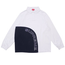 Supreme Corner Arc L/S Polo WHITE画像