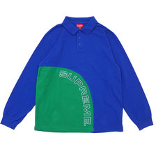 Supreme Corner Arc L/S Polo ROYAL画像
