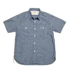 BURGUS PLUS S/S Chambray Work Shirt HBP-300CHS画像