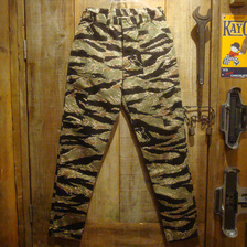 FREEWHEELERS UNION SPECIAL OVERALLS &ldquo;Deck Trousers&rdquo; Vintage Chino Cloth Camouflage Print 1822003画像