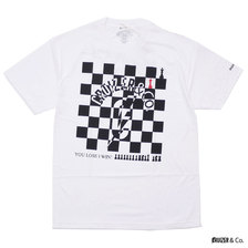 Cruizer & Co. CHECKMATE TEE WHITE画像