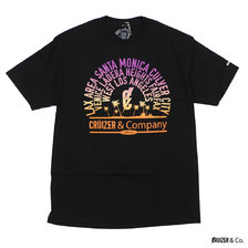 Cruizer & Co. WEST LA TEE BLACK画像