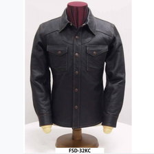 THE FLAT HEAD DEER SKIN SHIRT FSD-32KC画像