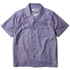 BLUCO STANDARD WORK SHIRTS S/S (NVY&times;RED) OL-108CS-018画像
