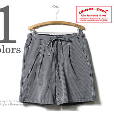 comm. arch. By JOE MC KNITTED SEER SUCKER SHORTS画像