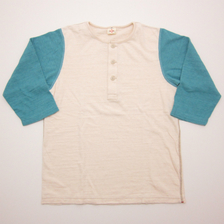 Two Moon California Cotton Slub Jersey Cloth 7/10 Sleeve Tee Shirt 20224画像