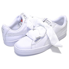 PUMA BASKET HEART OCEANAIRE WNS Puma White/Puma White 366443-02画像