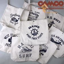 CAMCO コットンキャンバス プリント メールバッグ画像