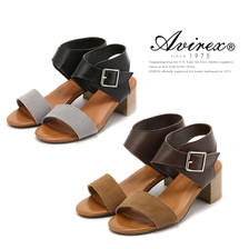 AVIREX LEATHER SANDAL 603018116画像