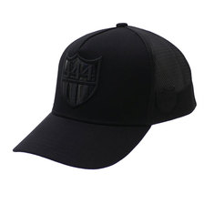 YOSHINORI KOTAKE DESIGN × BARNEYS NEWYORK 444 LOGO MESH CAP BLACKxBLACK画像