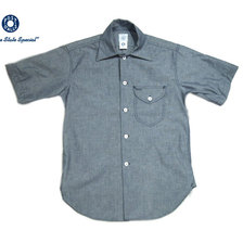 POST OVERALLS #1269S CONE CHAMBRAY E-Z CRUZ5 S/S SHIRTS indigo画像