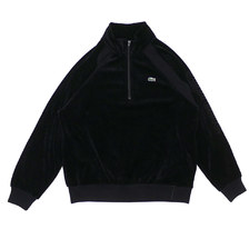 Supreme Velour Half-Zip Track Top BLACK画像