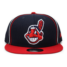 NEW ERA CLEVELAND INDIANS スナップバックキャップ NAVYxRED NRNE11520918画像