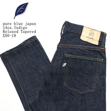 pure blue japan 14oz. Indigo Relaxed Tapered XX0-19画像